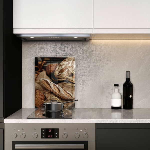 Kuchynská doska veľká zo skla Chlebové chleby