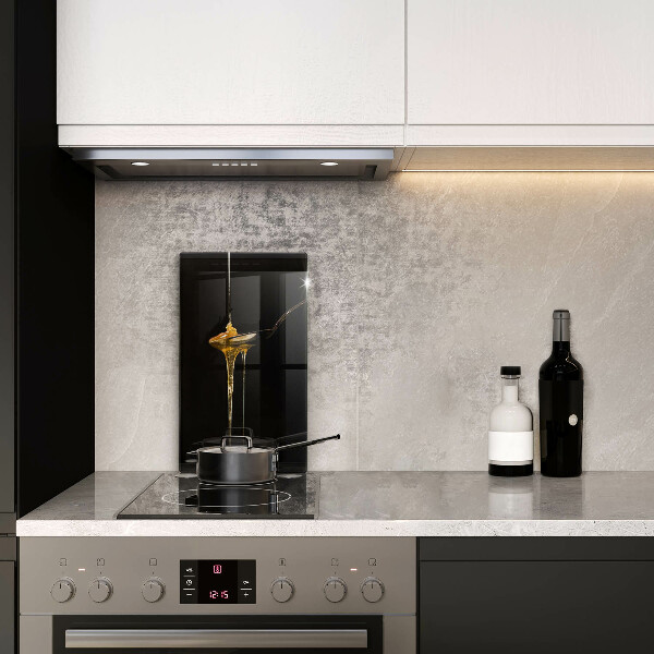 Kuchynská doska veľká zo skla Lyžička medu