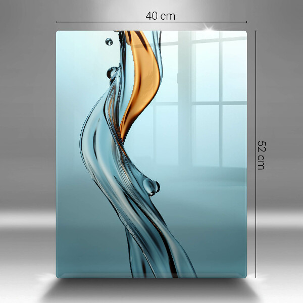 Kuchynská doska veľká zo skla Vodný skúter