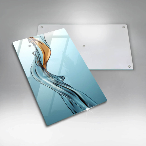 Kuchynská doska veľká zo skla Vodný skúter