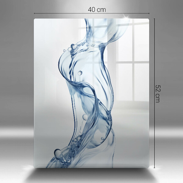 Kuchynská doska veľká zo skla Čistá voda