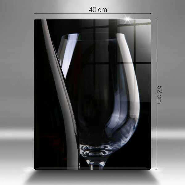 Kuchynská doska veľká zo skla Sklo a fľaša