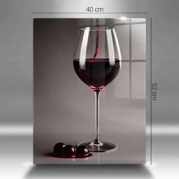 Kuchynská doska veľká zo skla Sklo a hrozno