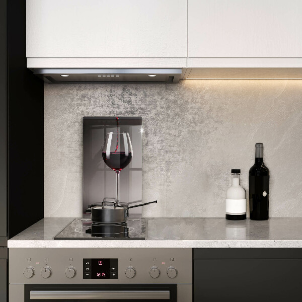 Kuchynská doska veľká zo skla Sklo a hrozno