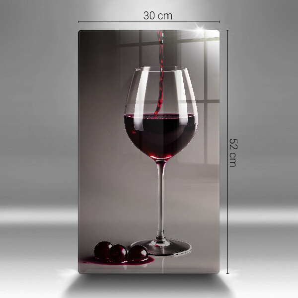 Kuchynská doska veľká zo skla Sklo a hrozno