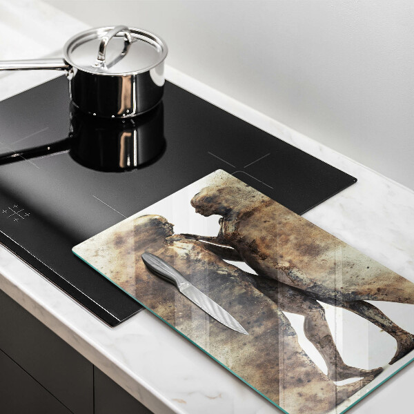 Kuchynská doska veľká zo skla Telá zamilovaných ľudí