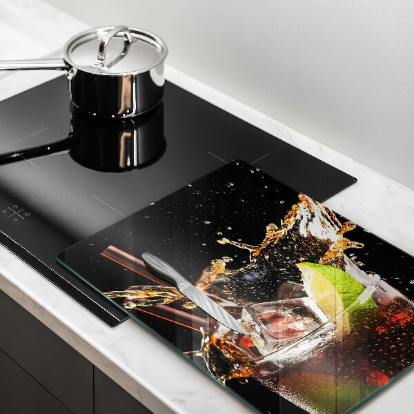 Kuchynská doska veľká zo skla Pite s ľadom