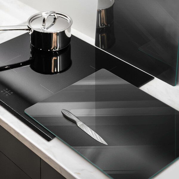 Kuchynská doska veľká zo skla Šedá farba