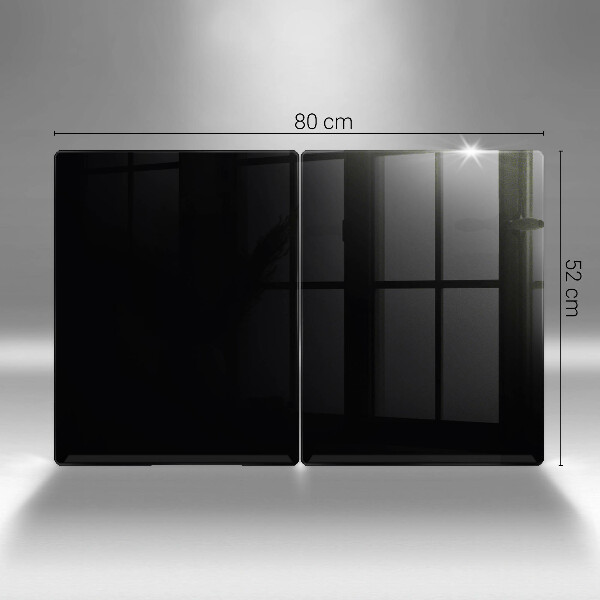 Kuchynská doska veľká zo skla Čierna farba