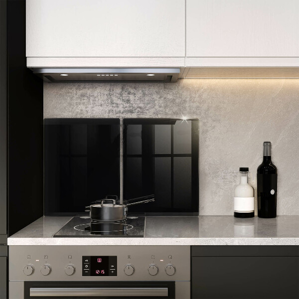 Kuchynská doska veľká zo skla Čierna farba