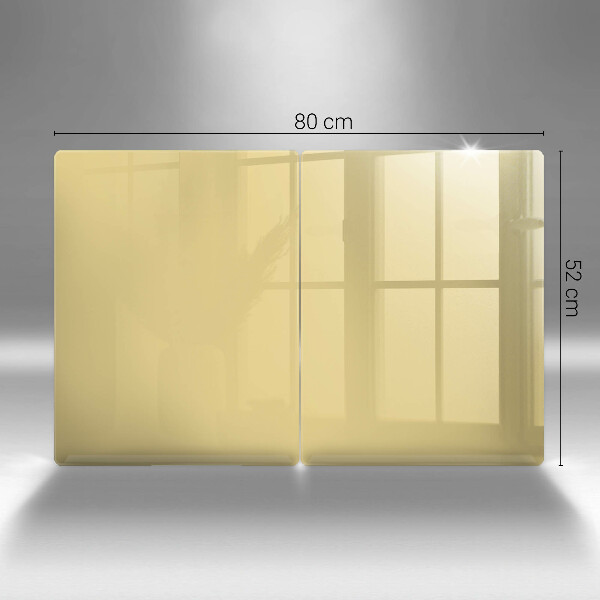 Kuchynská doska veľká zo skla žltá
