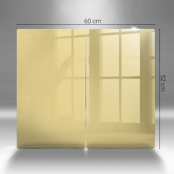 Kuchynská doska veľká zo skla žltá