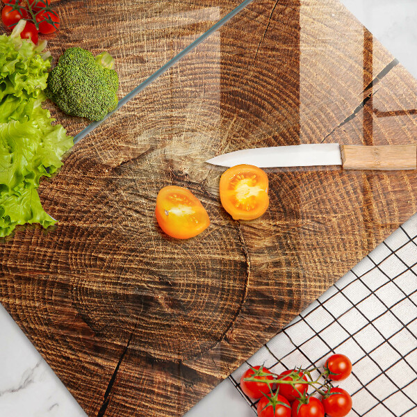 Kuchynská doska veľká zo skla Drevo stromu