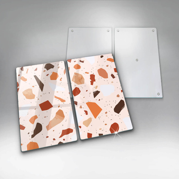 Sklenená doska na krájanie Dekoratívna kamenina