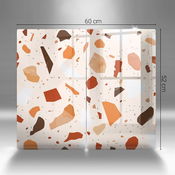 Sklenená doska na krájanie Dekoratívna kamenina