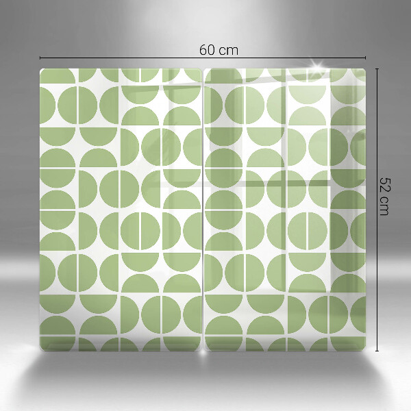 Kuchynská doska veľká zo skla Vzor boho tvarov