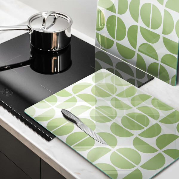 Kuchynská doska veľká zo skla Vzor boho tvarov