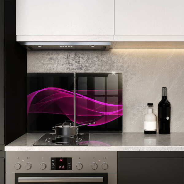 Sklenená doska na krájanie Ružová abstrakcia