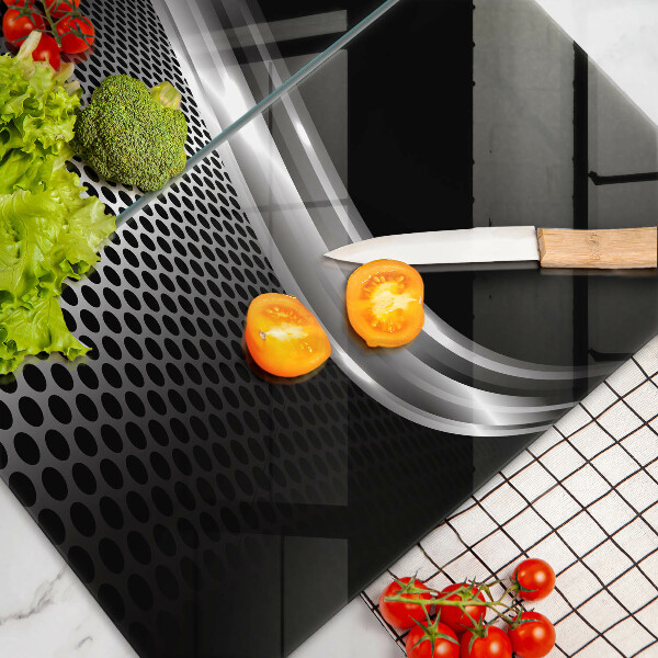 Sklenená doska na krájanie Kovová konštrukcia