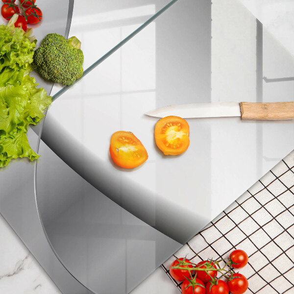 Kuchynská doska veľká zo skla Dizajn abstraktných línií