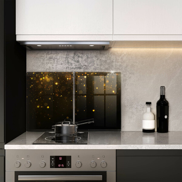 Sklenená doska na krájanie Zlaté trblietky