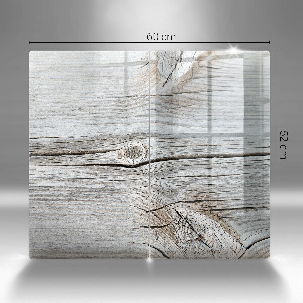 Kuchynská doska veľká zo skla Svetlá štruktúra dreva