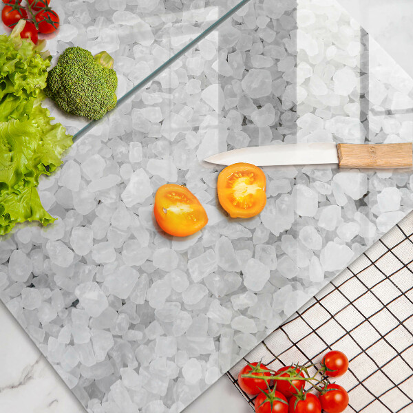 Kuchynská doska veľká zo skla Kryštály soli