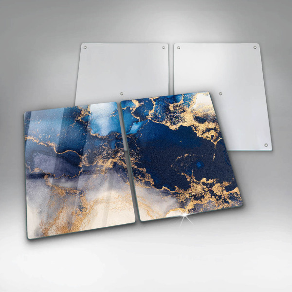 Kuchynská doska veľká zo skla Mramorová abstrakcia