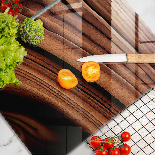 Kuchynská doska veľká zo skla Drevená konštrukcia