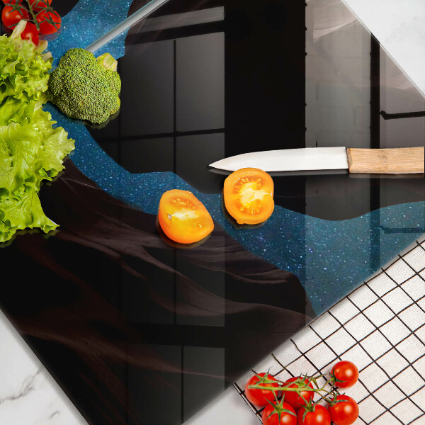 Kuchynská doska veľká zo skla Hviezdna obloha