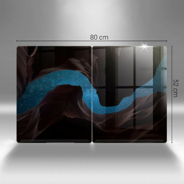 Kuchynská doska veľká zo skla Hviezdna obloha