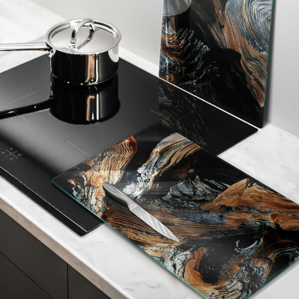 Kuchynská doska veľká zo skla Abstraktný vzor