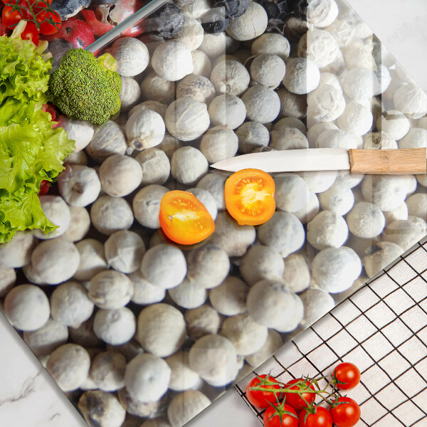 Kuchynská doska veľká zo skla Čierne korenie