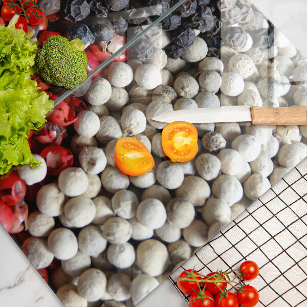 Kuchynská doska veľká zo skla Čierne korenie