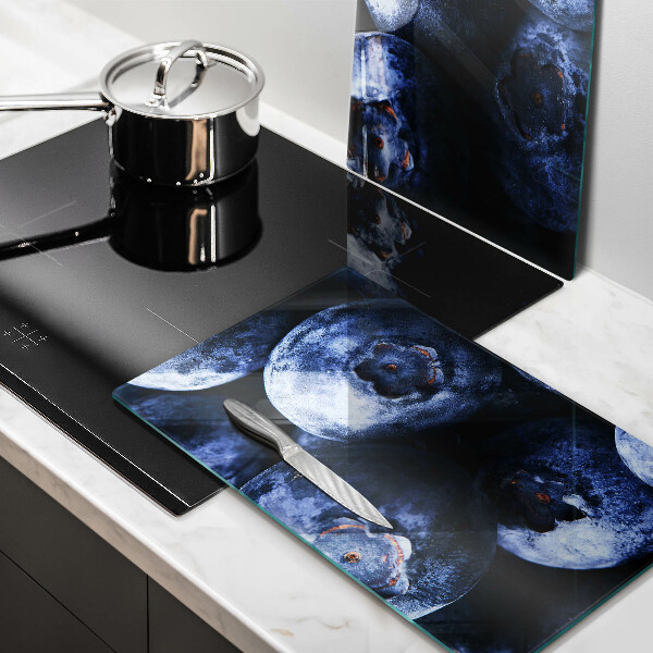 Kuchynská doska veľká zo skla Zblízka bobúľ