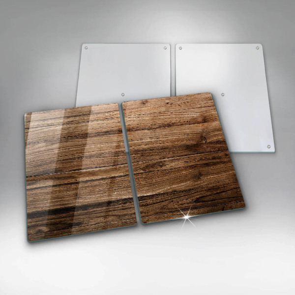 Kuchynská doska veľká zo skla Textúra dreva