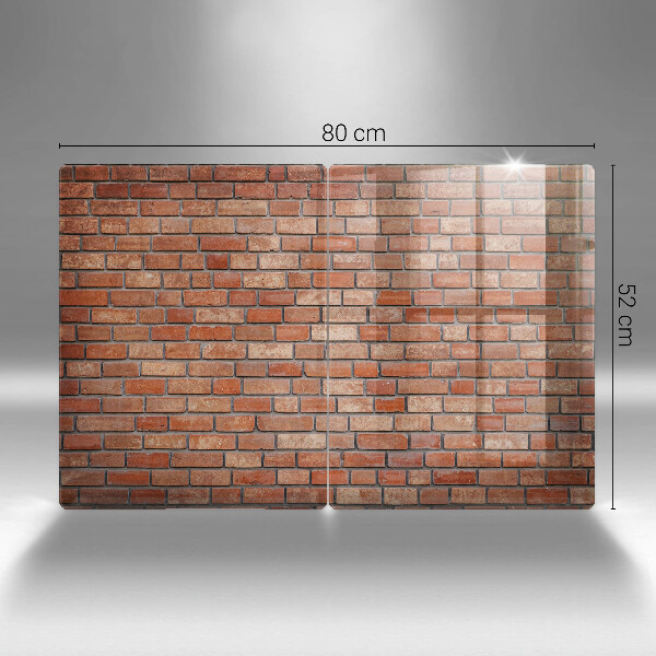 Kuchynská doska veľká zo skla Murovaná stena