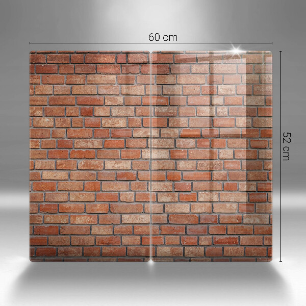 Kuchynská doska veľká zo skla Murovaná stena