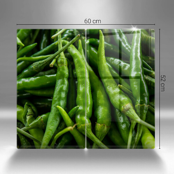 Sklenená doska na krájanie Hrachové struky