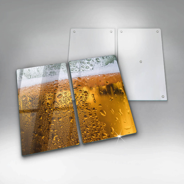 Sklenená doska na krájanie Mokrý pohár piva