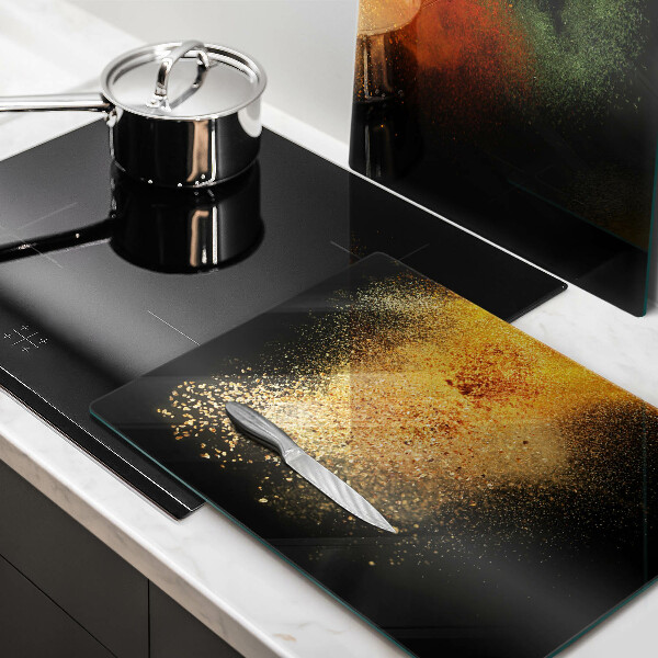 Sklenená doska na krájanie Farebné korenie