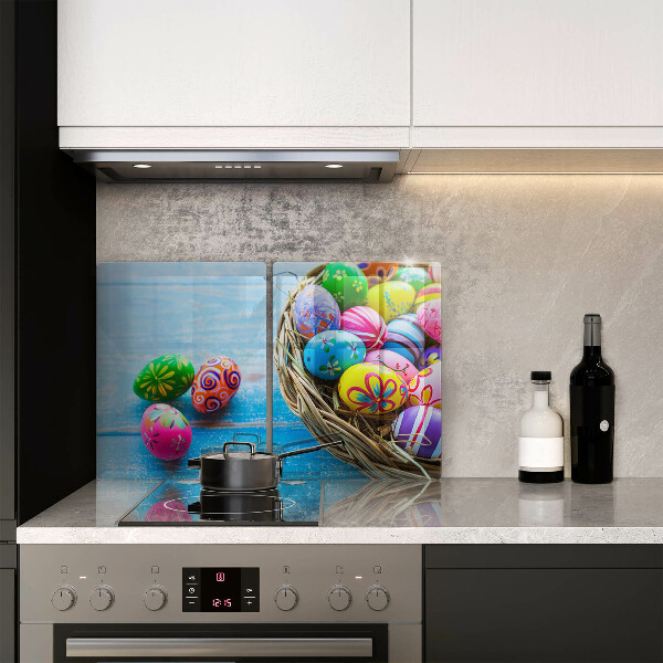 Kuchynská doska veľká zo skla Veľkonočné vajíčka Veľkonočné vajíčka