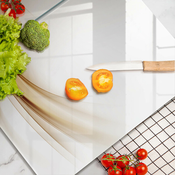 Kuchynská doska veľká zo skla Abstraktné tvary