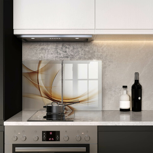 Kuchynská doska veľká zo skla Abstraktné tvary