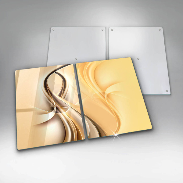 Kuchynská doska veľká zo skla Abstrakcia dymu