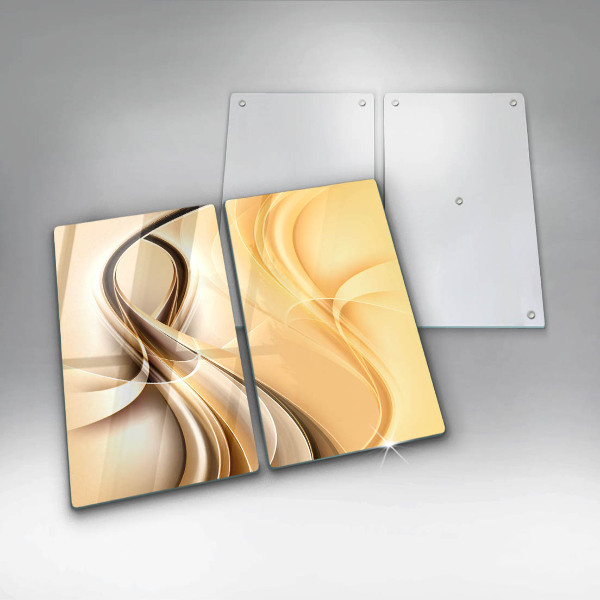 Kuchynská doska veľká zo skla Abstrakcia dymu