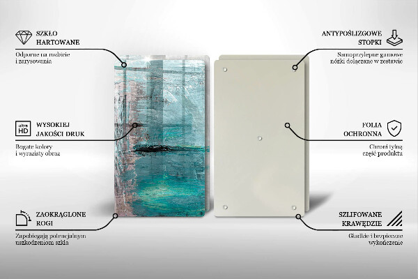 Kuchynská doska veľká zo skla Farba abstrakcie pozadia