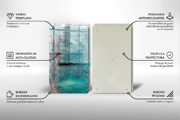 Kuchynská doska veľká zo skla Farba abstrakcie pozadia