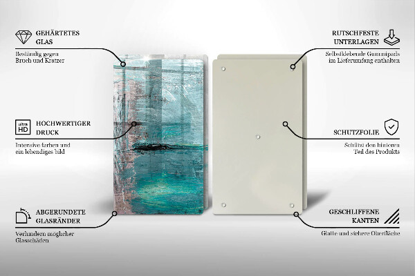 Kuchynská doska veľká zo skla Farba abstrakcie pozadia
