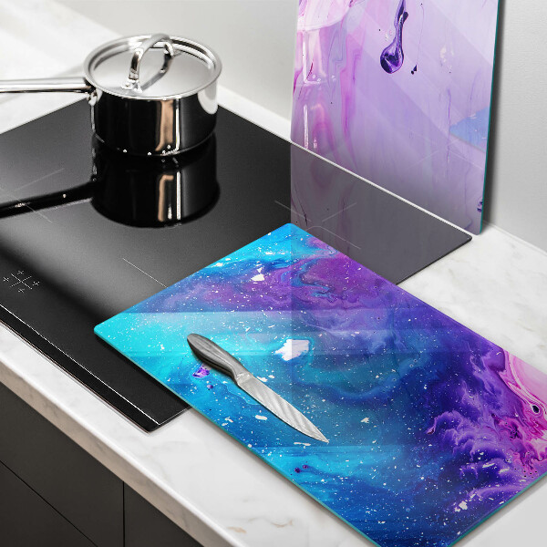 Sklenená doska na krájanie Abstrakce atramenty
